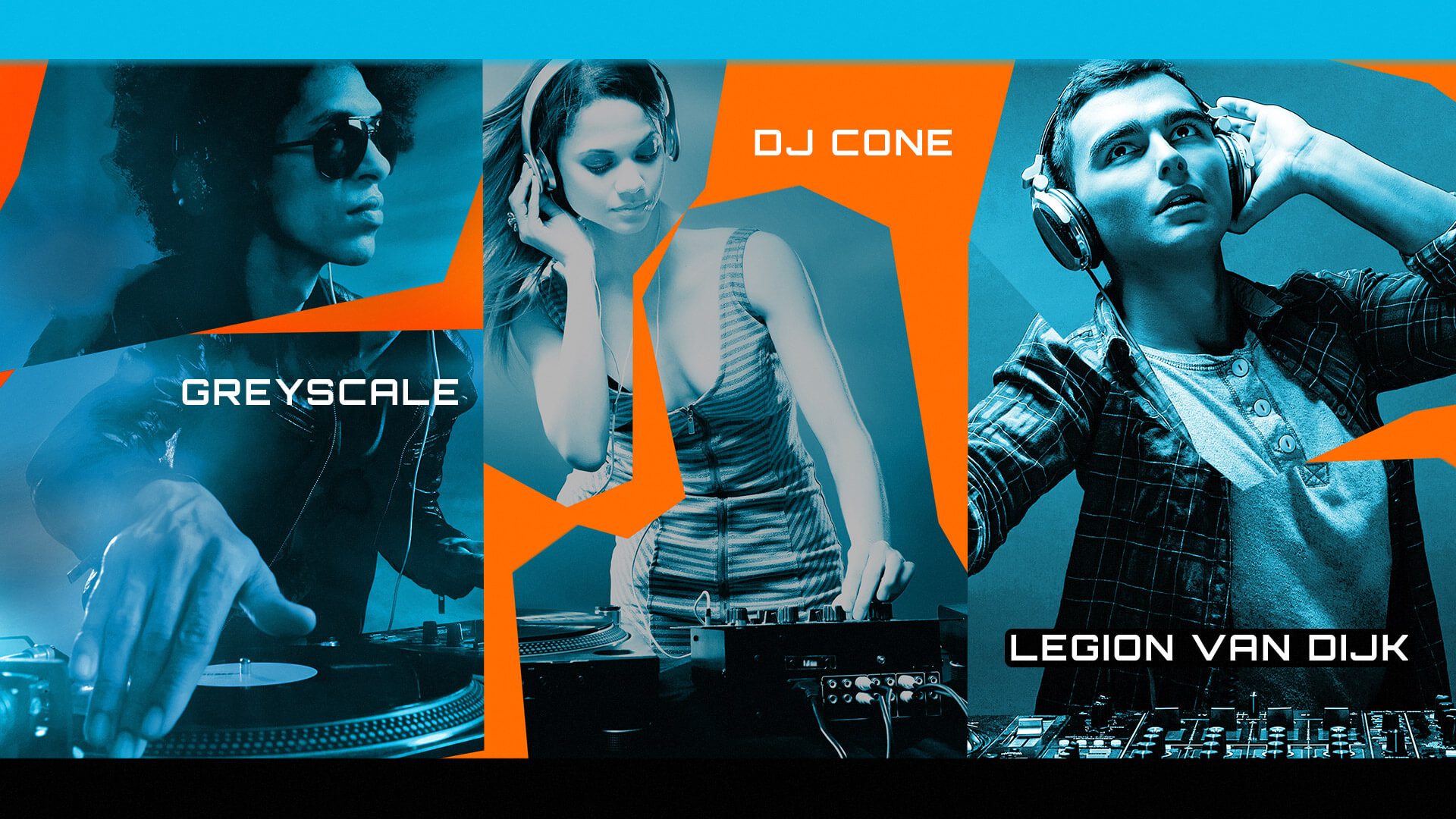 Design Board für Event Promotion FUEL