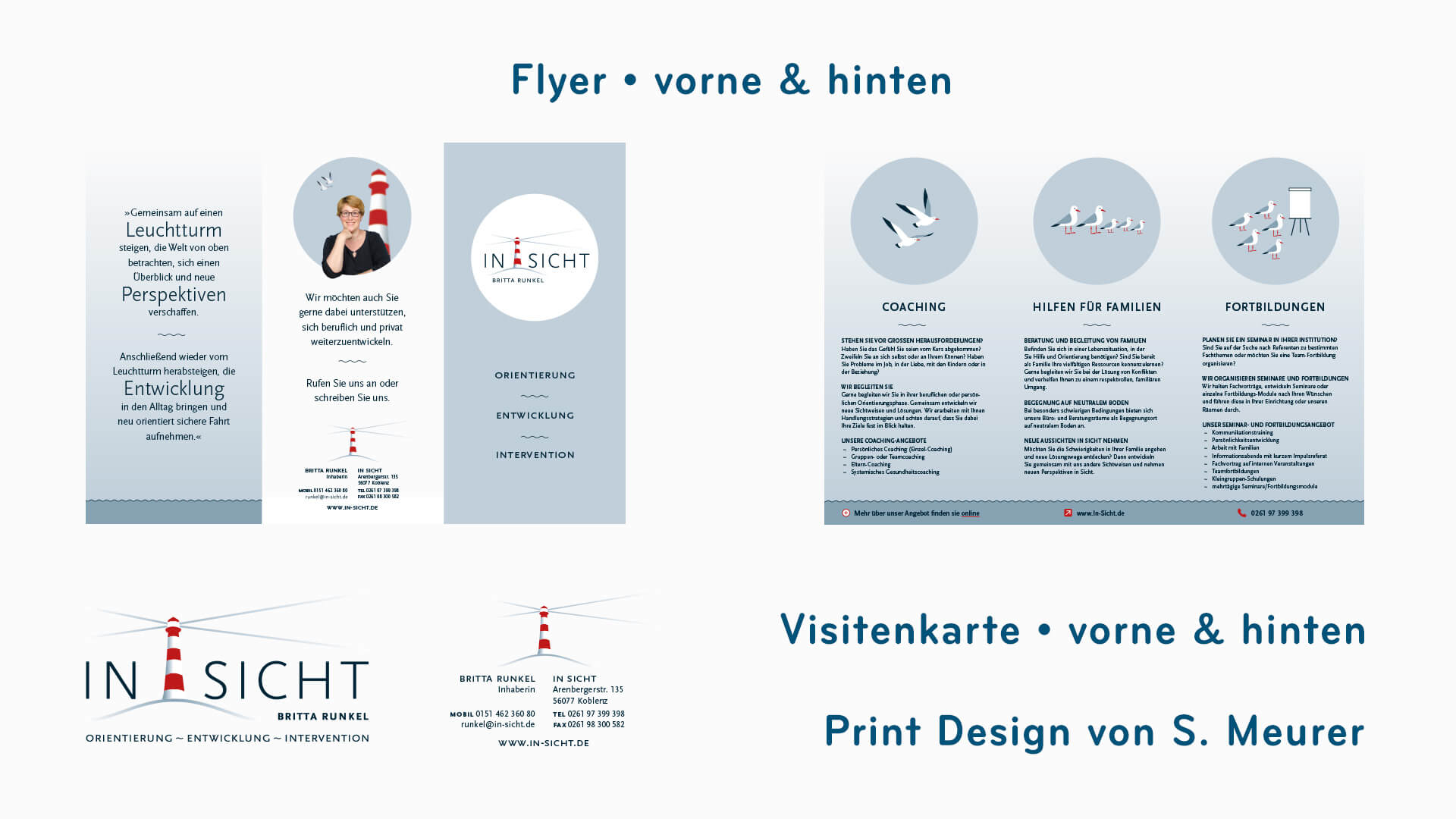 Entwicklung Corporate Re-Design IN SICHT • Print & Screen